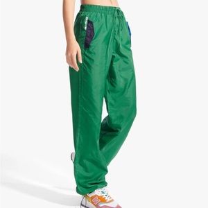 Staud x New Balance sold out collab, green track pants XS